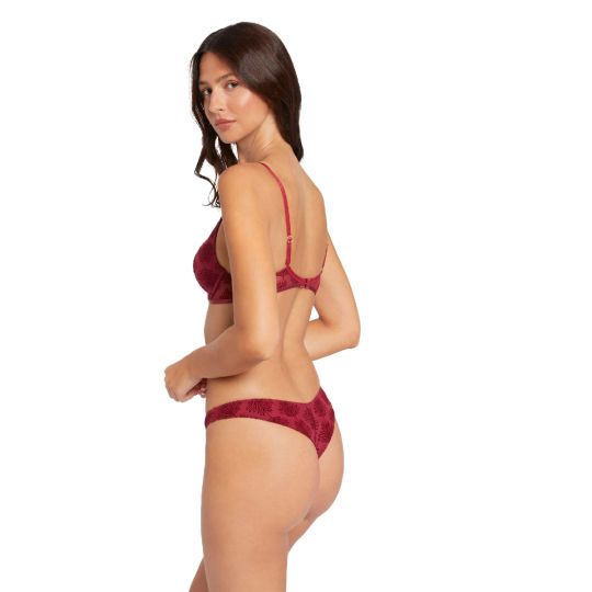 Tanga brésilien bordeaux Alixa