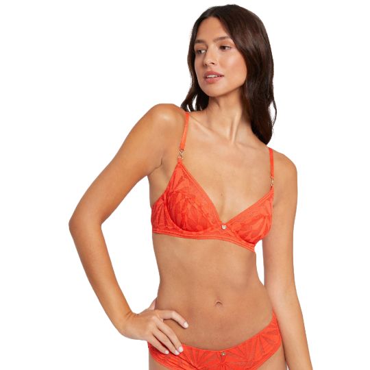 Soutien-gorge corbeille orange Salomé