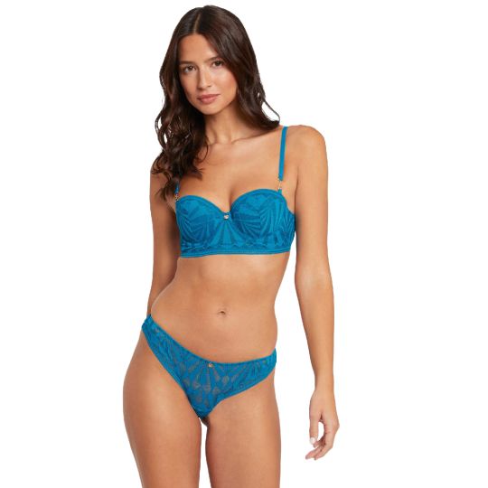 Tanga bleu Salomé