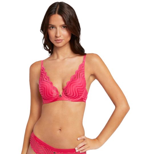 Soutien-gorge ampliforme coques moulées rose Romane