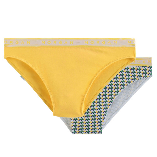 Lot de 2 slips jaune Pia