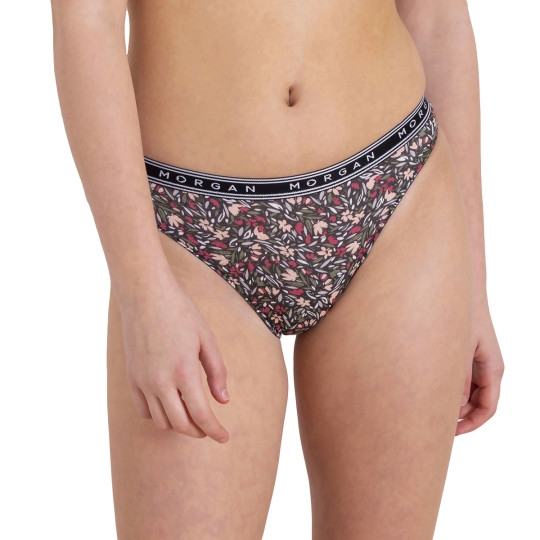 Lot de 2 slips noir Pia