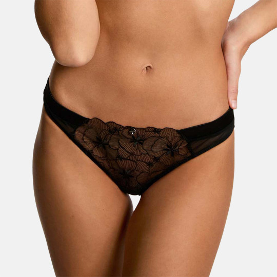 Slip noir Amandine