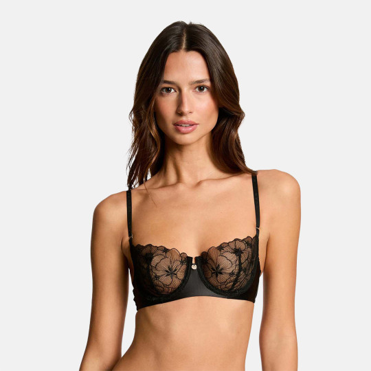 Soutien-gorge armatures noir Amandine