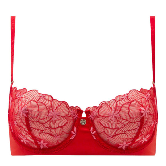Soutien-gorge armatures rouge Amandine