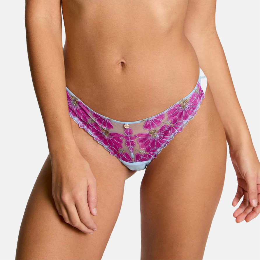 Tanga bleu Clemence