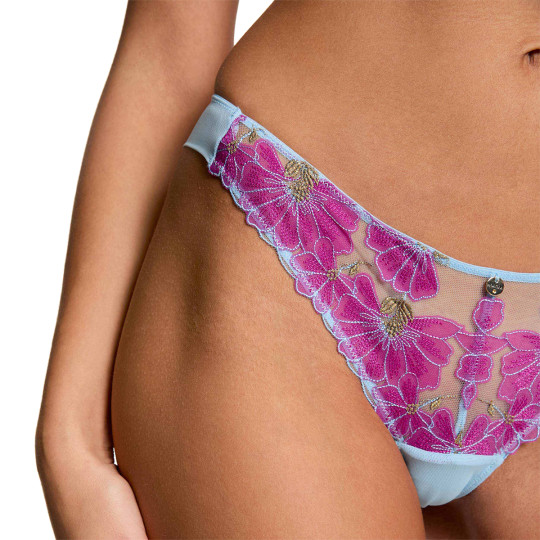 Tanga bleu Clemence