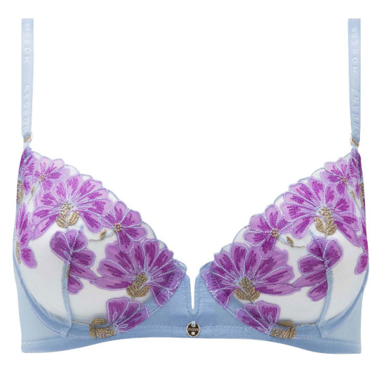 Soutien-gorge armatures bleu Clemence