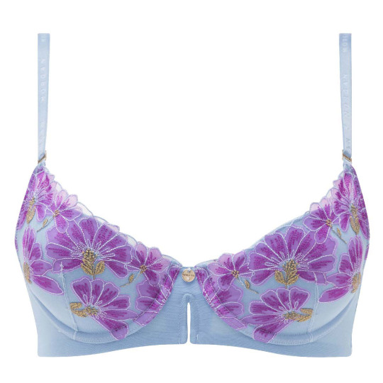 Soutien-gorge coques moulées bleu Clemence