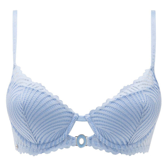 Soutien-gorge coques moulées bleu Garance