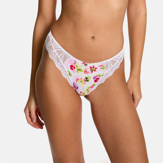 Tanga blanc Heloise