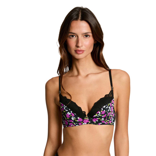 Soutien-gorge coques moulées noir Heloise