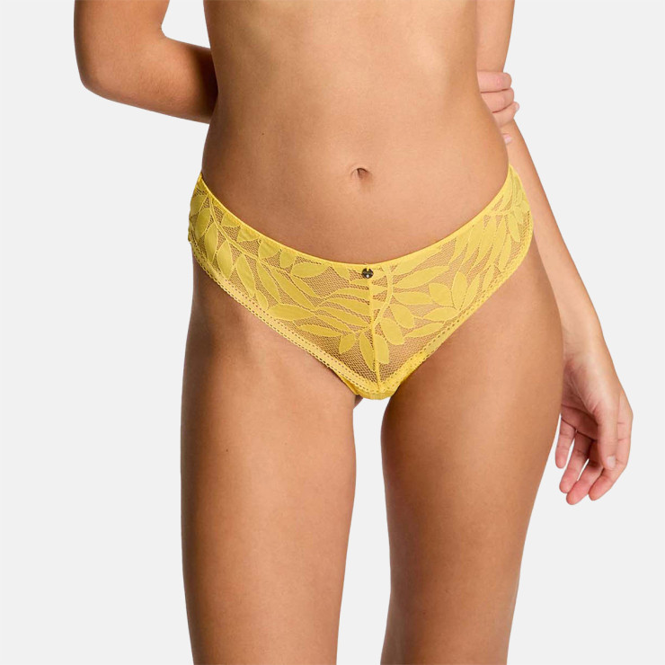 Shorty tanga jaune Lina