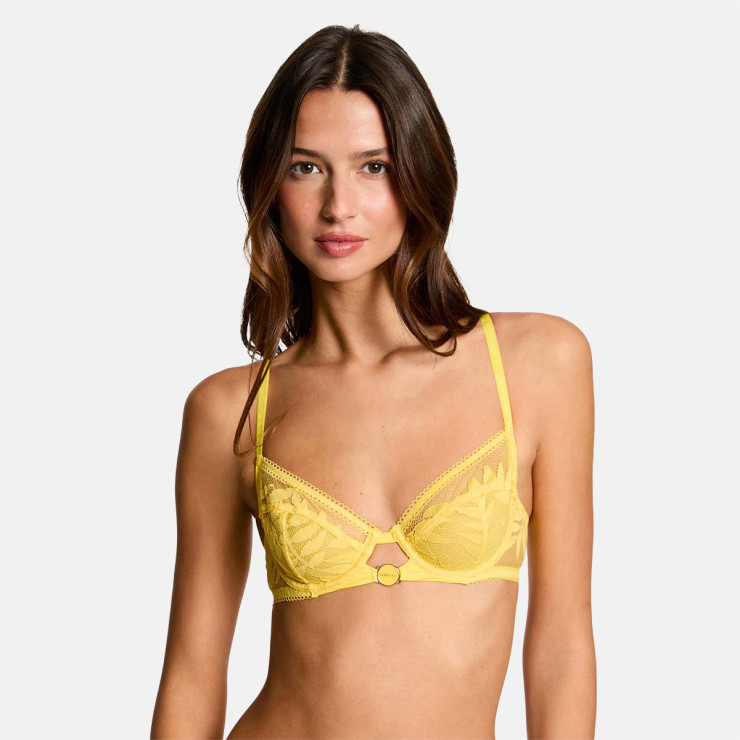 Soutien-gorge armatures jaune Lina