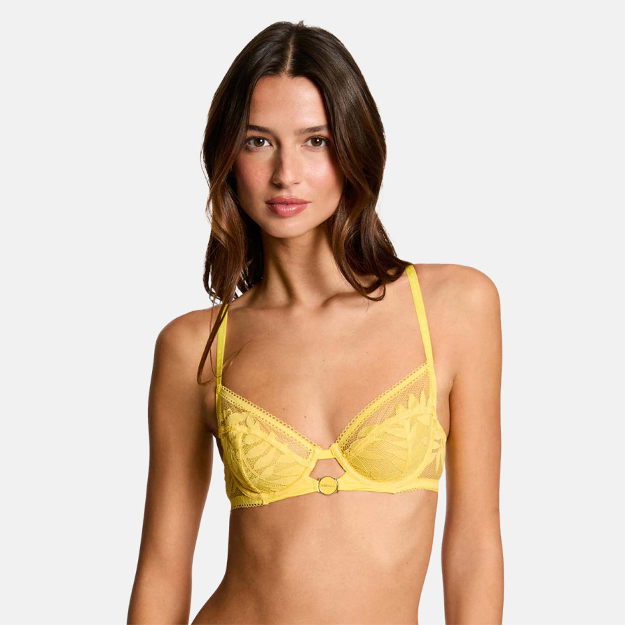 Soutien-gorge armatures jaune Lina