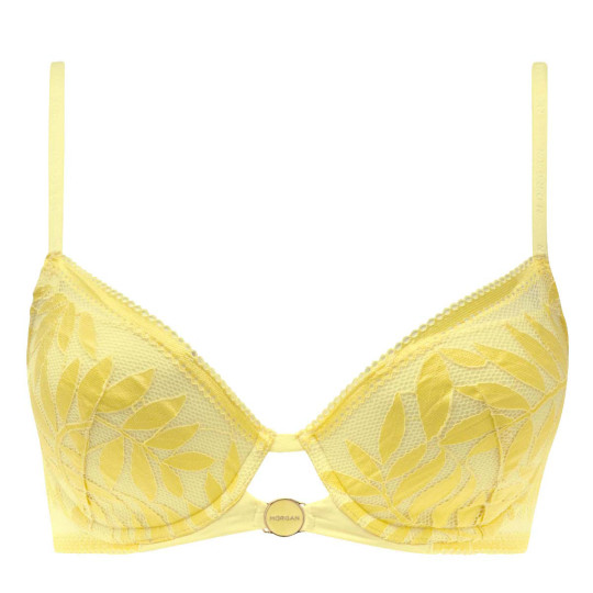 Soutien-gorge coques moulées jaune Lina