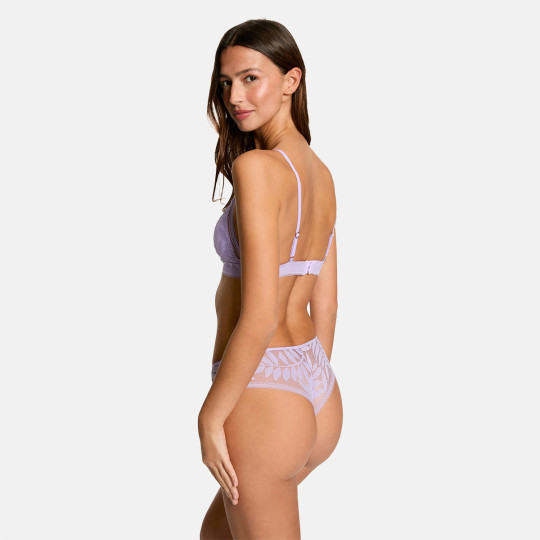 Soutien-gorge souple parme Lina