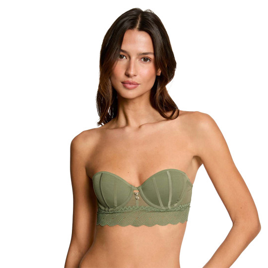 Soutien-gorge coques moulées bandeau kaki Lorie