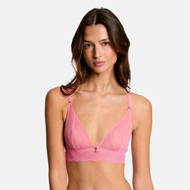 Soutien-gorge armatures rose Lorie