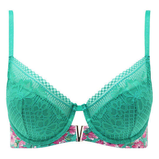Soutien-gorge coques moulées vert Mathilde