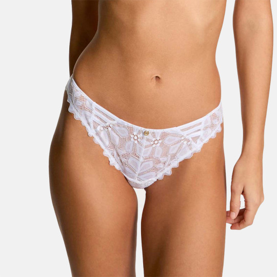 Tanga blanc Melissa