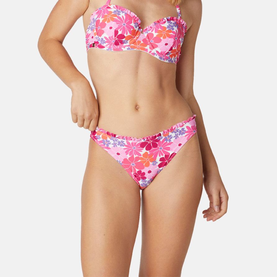 Slip de bain rose Fouta