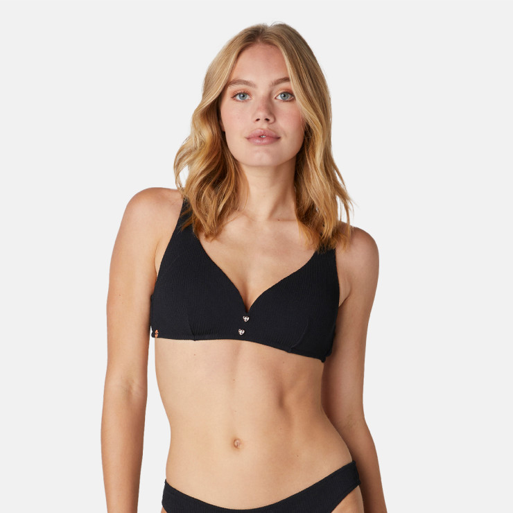 Haut de maillot de bain coques souples noir Sanary