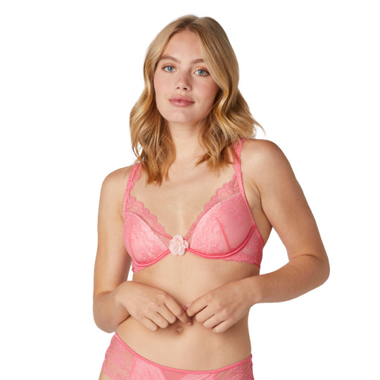 Soutien-gorge coques moulées rose Etoile