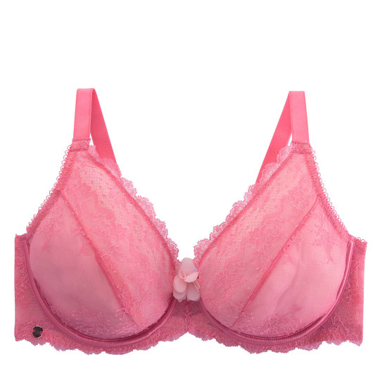 Soutien-gorge armatures grand maintien rose Etoile