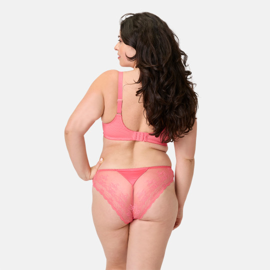Soutien-gorge armatures grand maintien rose Etoile