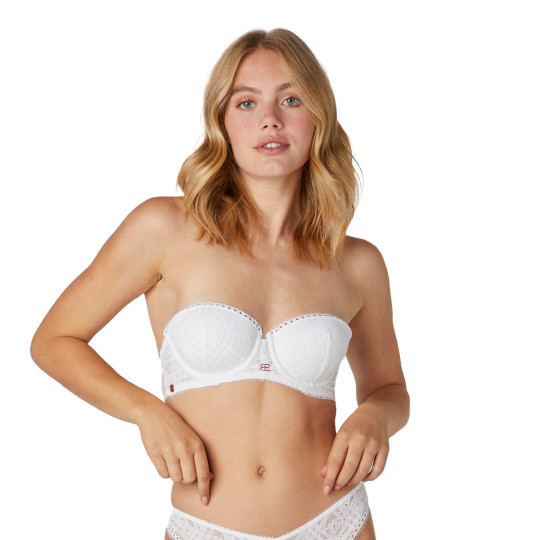 Soutien-gorge coques moulées blanc Flamenco