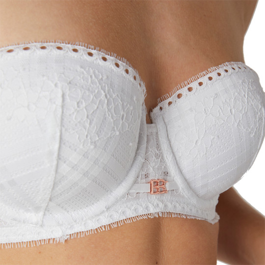 Soutien-gorge coques moulées blanc Flamenco