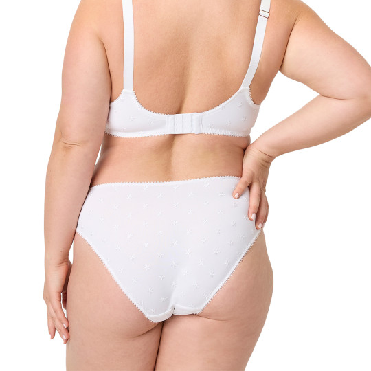 Culotte grande taille blanche Louange