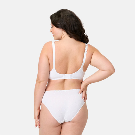 Soutien-gorge armatures grand maintien blanc Louange