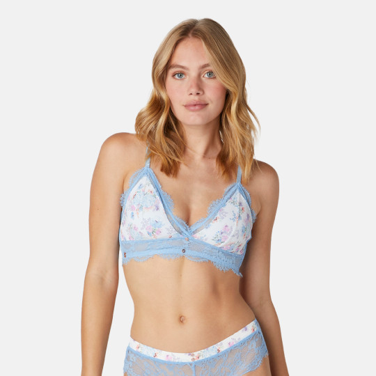 Soutien-gorge souple bleu Swing