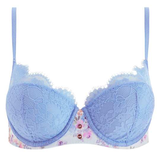 Soutien-gorge coques moulées bleu Swing