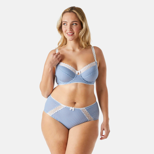 Soutien-gorge armatures grand maintien bleu Badinage