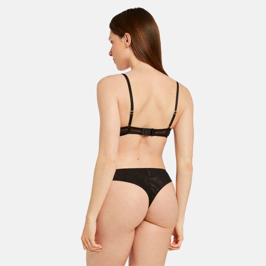 Soutien-gorge ampliforme coque moulée noir Maud
