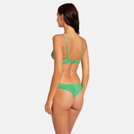 Soutien-gorge souple vert Capucine