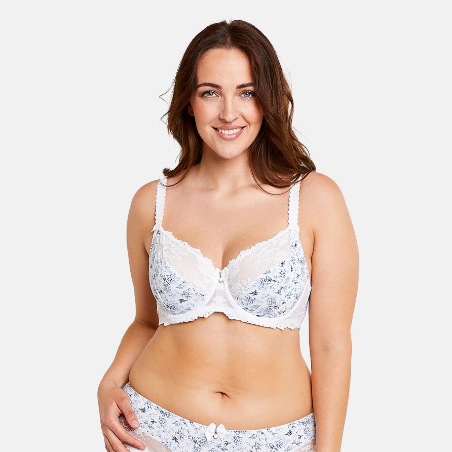 Soutien-gorge emboîtant bleu Colombe