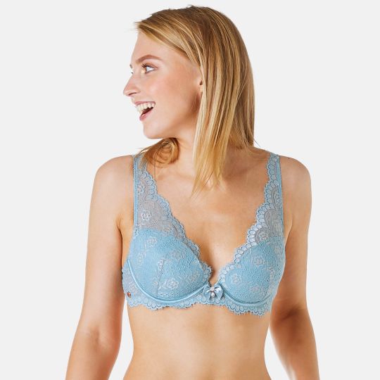Soutien-gorge coques bleu Tendre Passion