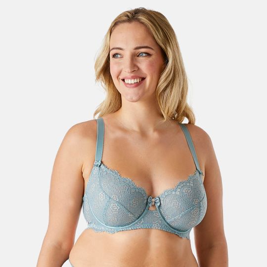 Soutien-gorge armatures grand maintien bleu Tendre Passion