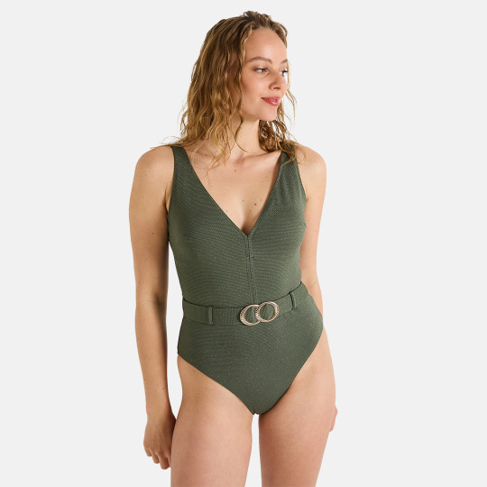 Maillot de bain 1 pièce kaki Holidays 2