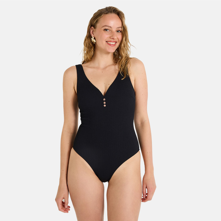 Maillot de bain 1 pièce noir Holidays 3