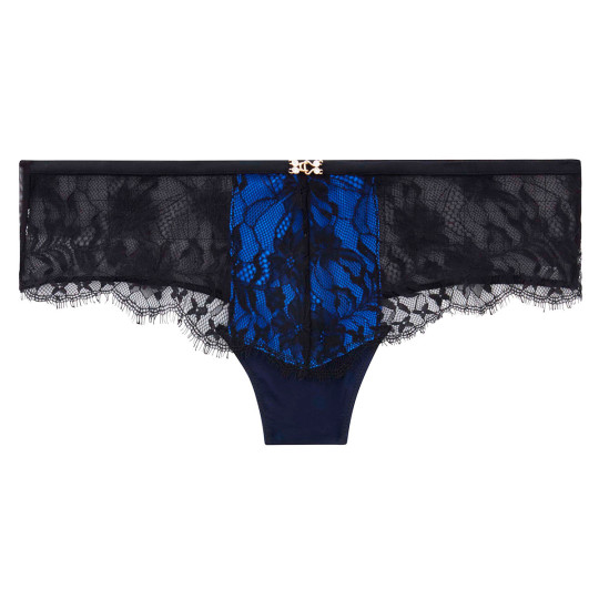 Shorty tanga noir/bleu Alcove