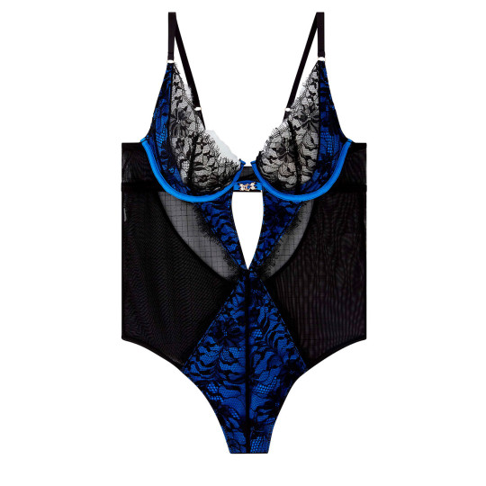 Body tanga noir/bleu Alcove