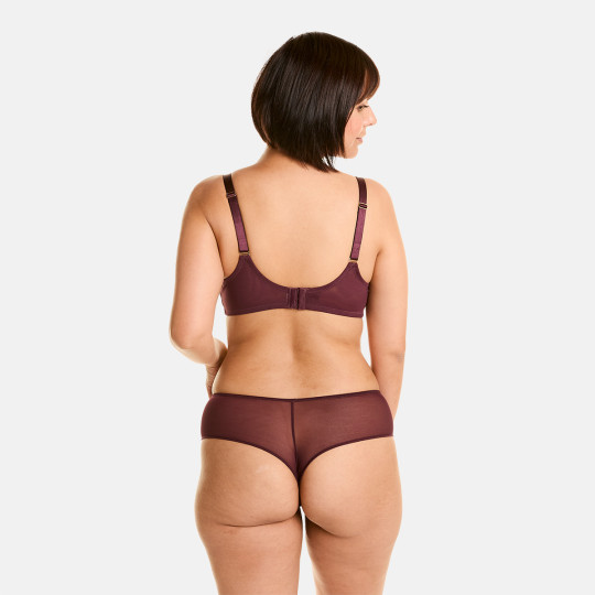 Shorty tanga bordeaux Anthologie