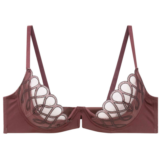 Soutien-gorge corbeille bordeaux Anthologie