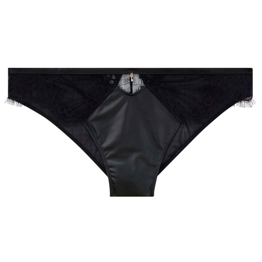 Culotte noire Cuir