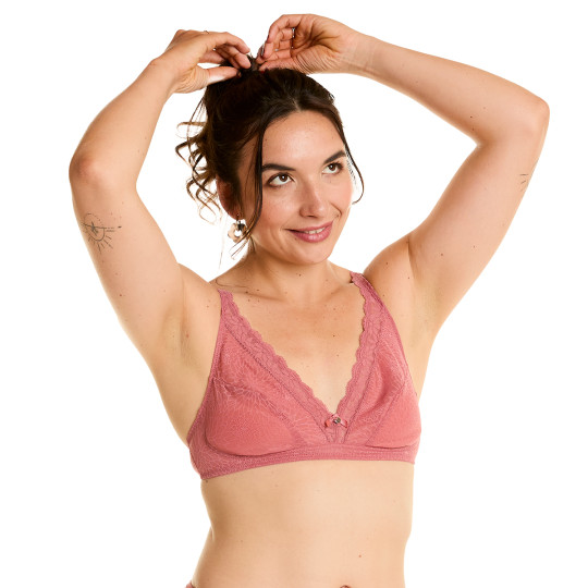 Soutien-gorge sans armatures terracotta Danseuse